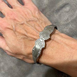 Silver Spoon Handle vintage bracelet